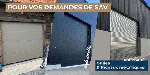 Nouveau : SAV Grilles & Rideaux métalliques centralisés
