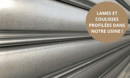 lames pleines rideaux metalliques sda